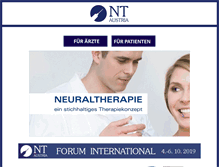 Tablet Screenshot of neuraltherapie.at